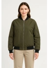 Bomber Mont Ceket - Haki -