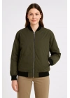 Bomber Mont Ceket - Haki -