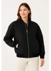 Bomber Mont Ceket Siyah -