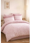 Çift Kişilik Pamuklu Nevresim Takımı Romantic Pink Çiçekli