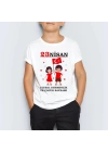 Çocuk Baskılı T-Shirt - Beyaz