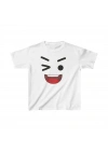 Çocuk Baskılı T-Shirt - Beyaz