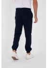 Kışlık Üç İplik Lastikli Eşofman Pantolon - Lacivert -