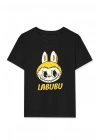 Labubu   Baskılı T-Shirt - Siyah -