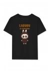 Labubu   Baskılı T-Shirt - Siyah -