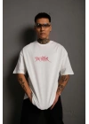 Orijinal :   Oversize Tişört –  Bisiklet Yaka, Ön  Arka Baskılı, Streetwear Tarzı -