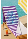 SeaDream Tropikal Desenli Plaj Havlusu 70X140 Cm Çapa