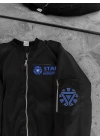 Stark Industries Siyah Bomber Mont  -