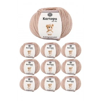 10 Adet Amigurumi El Örgü İpi 50gr 850