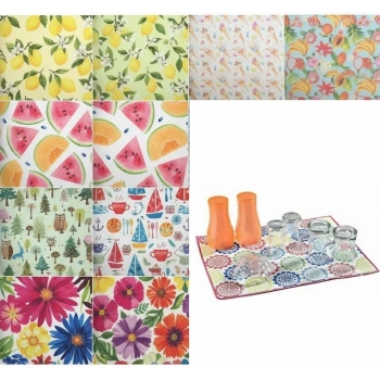 10 Adet Kurutmalık Mikrofiber Kurutma Bulaşık Tezgah Altlığı