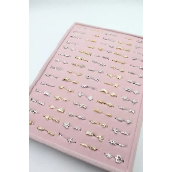 140lı Standlı Halka Tragus Küpe - ÇOK RENKLİ