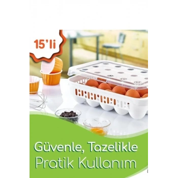 15 Bölmeli Yumurta Kabı Biçomi-AK680