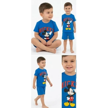 2/5 Yaş Mickey Baskılı Çocuk Takımı