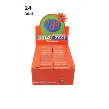 24 Adet Solo Test Zeka Oyunu Nostalji - Biçomi