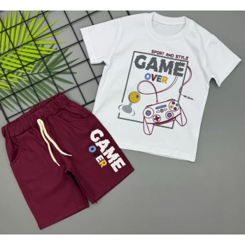 3/5 Yaş Game Over Baskılı Çocuk Takımı