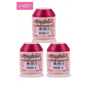 3 Adet Altınbaşak Oya ve Dantel İpi 20 gr - Biçomi - No: 006