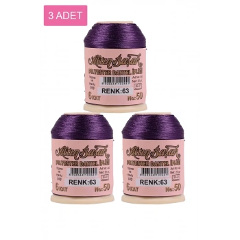 3 Adet Altınbaşak Oya ve Dantel İpi 20 gr - Biçomi - No: 063