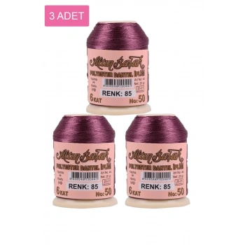 3 Adet Altınbaşak Oya ve Dantel İpi 20 gr - Biçomi - No: 085
