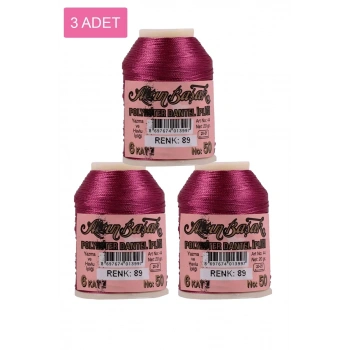 3 Adet Altınbaşak Oya ve Dantel İpi 20 gr - Biçomi - No: 089
