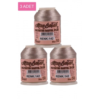 3 Adet Altınbaşak Oya ve Dantel İpi 20 gr - Biçomi - No: 142