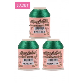 3 Adet Altınbaşak Oya ve Dantel İpi 20 gr - Biçomi - No: 333