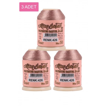 3 Adet Altınbaşak Oya ve Dantel İpi 20 gr - Biçomi - No: 426