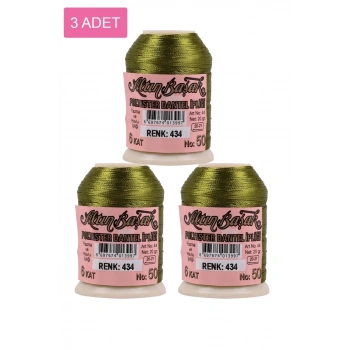 3 Adet Altınbaşak Oya ve Dantel İpi 20 gr - Biçomi - No: 434