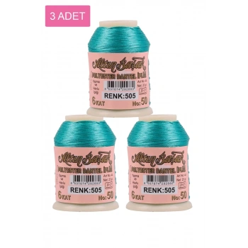 3 Adet Altınbaşak Oya ve Dantel İpi 20 gr - Biçomi - No: 505