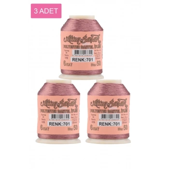 3 Adet Altınbaşak Oya ve Dantel İpi 20 gr - Biçomi - No: 701