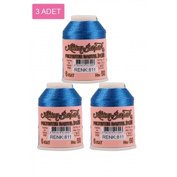 3 Adet Altınbaşak Oya ve Dantel İpi 20 gr - Biçomi - No: 811