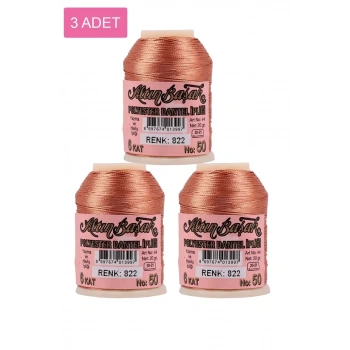 3 Adet Altınbaşak Oya ve Dantel İpi 20 gr - Biçomi - No: 822