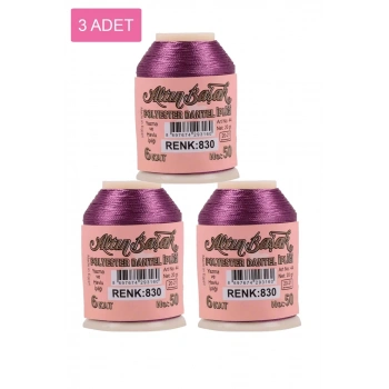 3 Adet Altınbaşak Oya ve Dantel İpi 20 gr - Biçomi - No: 830