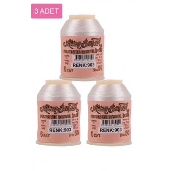 3 Adet Altınbaşak Oya ve Dantel İpi 20 gr - Biçomi - No: 903
