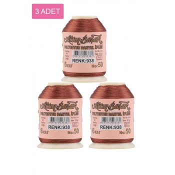 3 Adet Altınbaşak Oya ve Dantel İpi 20 gr - Biçomi - No: 938