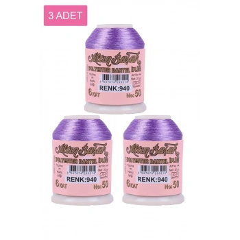 3 Adet Altınbaşak Oya ve Dantel İpi 20 gr - Biçomi - No: 940