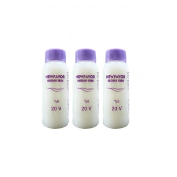 3 Adet Oksidan Krem Saç Boya Sıvısı 6lık 20 volüme 60 ml