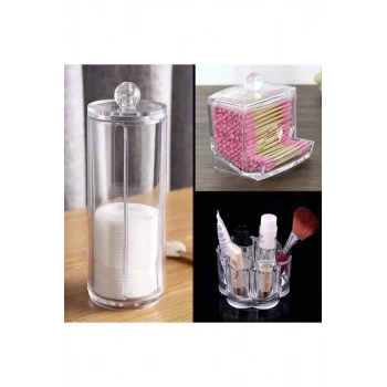 3lü Makyaj Organizer Set Biçomi-AK504