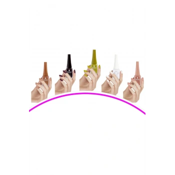 5 Adet Keratinli Besleyici Oje 14 ml SET9