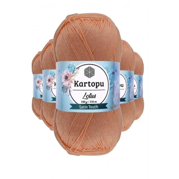 5 Adet Lotus Bikini Büstiyer Bluz Örgü İpi  K277 Şeftali