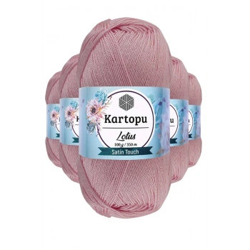 5 Adet Lotus Bikini Büstiyer Bluz Örgü İpi  K768 Açık Pembe