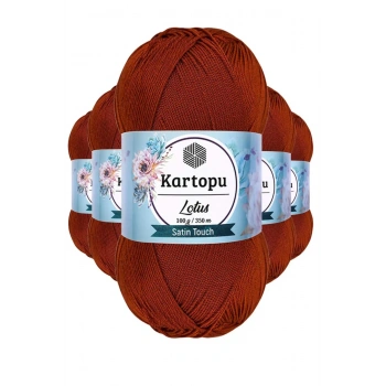 5 Adet Lotus Bikini Büstiyer Bluz Örgü İpi  K834 Taba