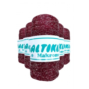 5 Adet Polyester Simli Makrome İpi SG-1560