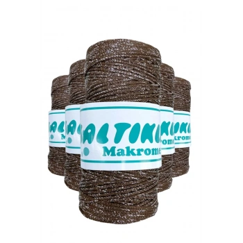 5 Adet Polyester Simli Makrome İpi SG-2080