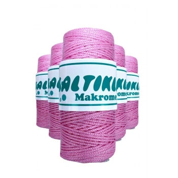 5 Adet Polyester Simli Makrome İpi SS-1545