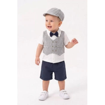 6/18 Ay Yelekli Mevlütlük- Düğünlük Bebek Takımı