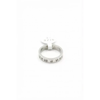 6lı Roma Rakamlı Yüzük - Gümüş