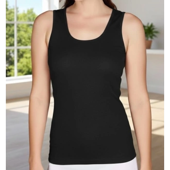 Bicomi Pamuklu Ribana Geniş Askılı Atlet