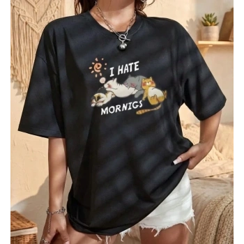 Bicomi Siyah Oversize T-Shirt – Gün Boyu Rahatlık ve Modern Tasarım