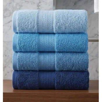 Ultra Yumuşak %100 Pamuklu 4’lü Aile Havlu Seti – Hızlı Emici & Cilt Dostu