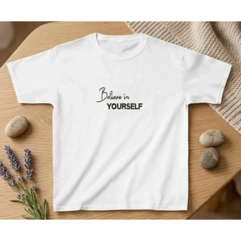 Bicomi Kaşındırmayan Etiketsiz Tasarım – %100 Pamuklu Baskılı Çocuk T-Shirt